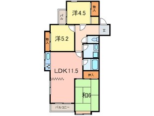 チェリ－コ－トの物件間取画像